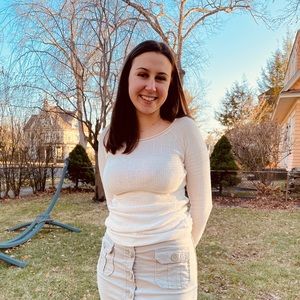 Gap Beige Mini Skirt size 6